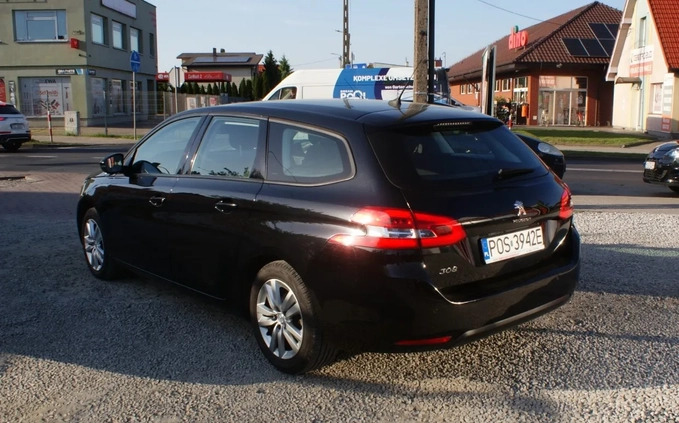 Peugeot 308 cena 47900 przebieg: 141000, rok produkcji 2018 z Oleszyce małe 191